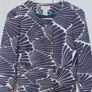 J Crew Fanfare Double Breasted Blazer Cropped Blazer/Jacket/Suiting